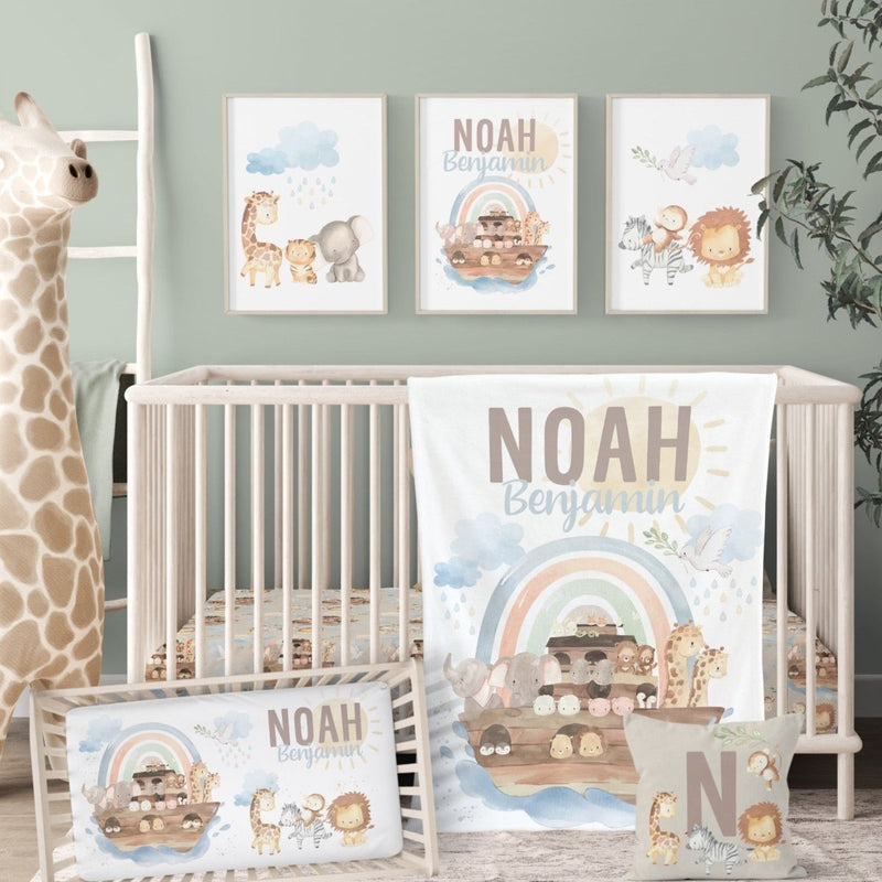 Noah's Ark Nursery Starter Set - gender_boy, Noah's Ark, text
