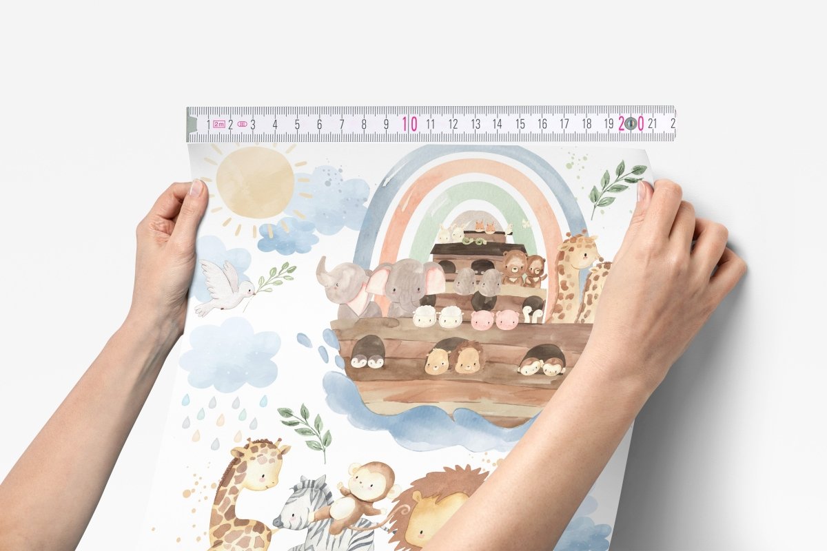 Noah's Ark Peel & Stick Wallpaper - gender_boy, Noah's Ark, Theme_Jungle