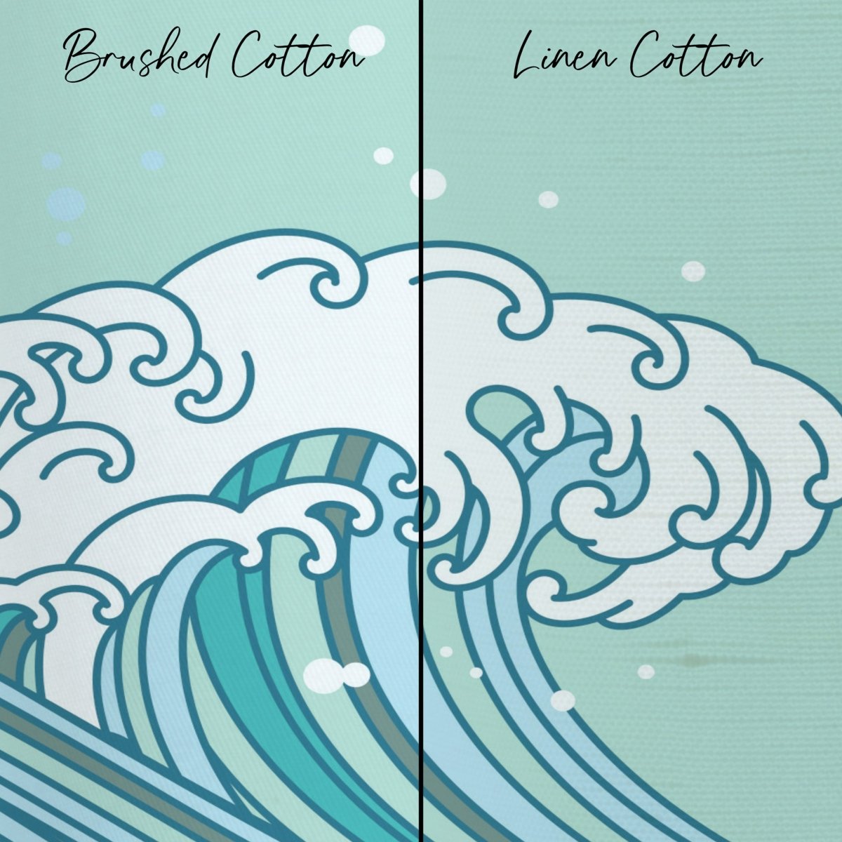 Ocean Tidal Waves Curtain Panel - gender_boy, gender_neutral, Ocean Waves