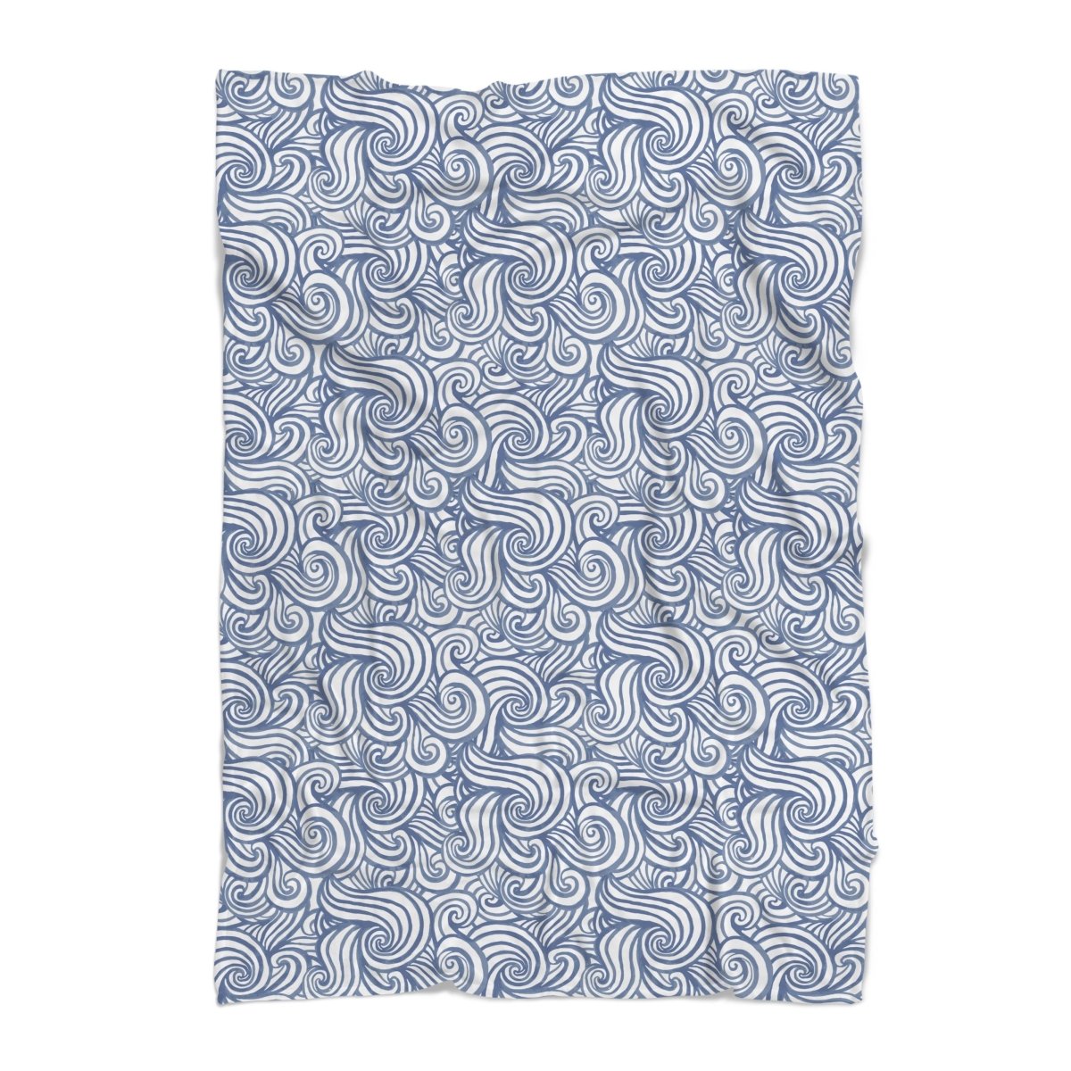 Oh Whale! Wave Minky Blanket - gender_boy, gender_neutral, Oh Whale!