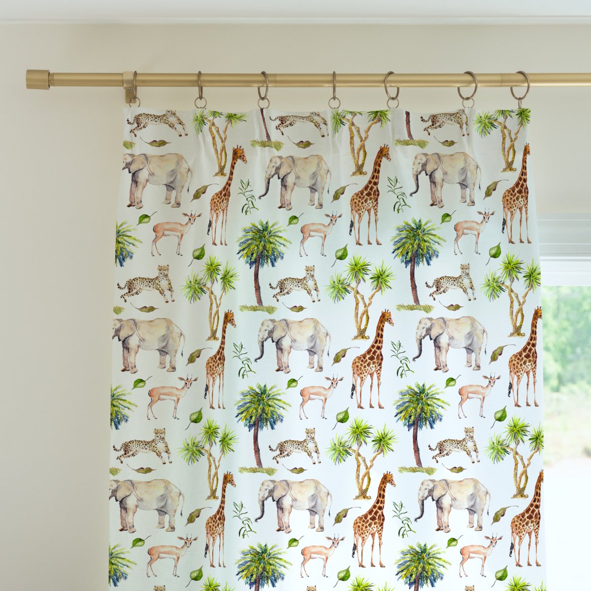On Safari Curtain Panel - gender_boy, gender_neutral, On Safari