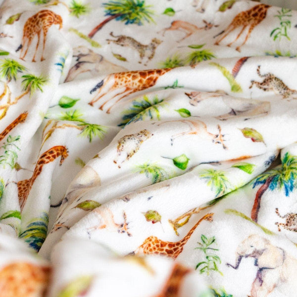 On Safari Minky Blanket - gender_boy, gender_neutral, On Safari