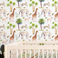 On Safari Peel & Stick Wallpaper - gender_boy, gender_neutral, On Safari