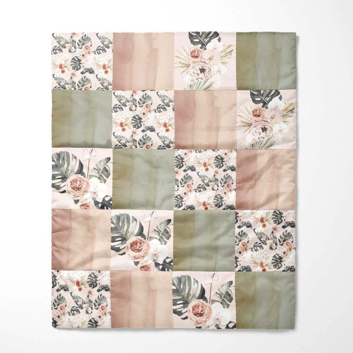 Organic Cotton Boho Tropics Baby Quilt - Boho Tropics, gender_girl, Theme_Boho