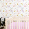 Pastel Fairies Peel & Stick Wallpaper - gender_girl, Theme_Boho, Theme_Butterfly