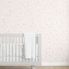 Pink & Gold Stars Peel & Stick Wallpaper - , ,