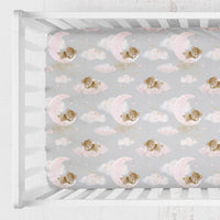 Pink Teddy Bear Nursery Starter Set - gender_girl, Pink Teddy Bear, text
