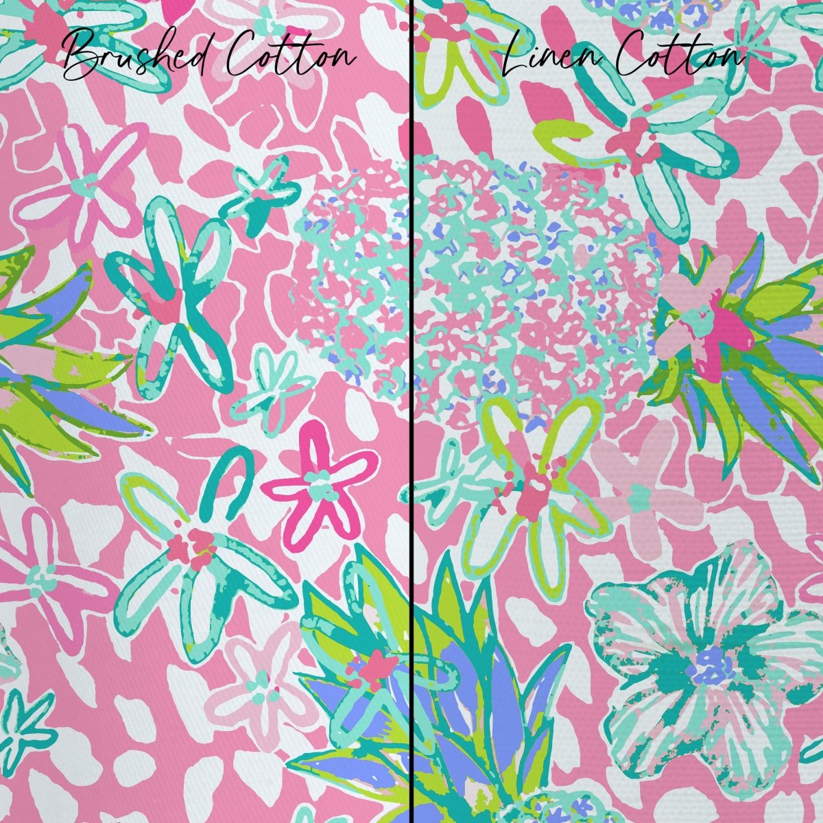Preppy Summer Curtain Panel - gender_girl, Preppy Summer, Theme_Tropical