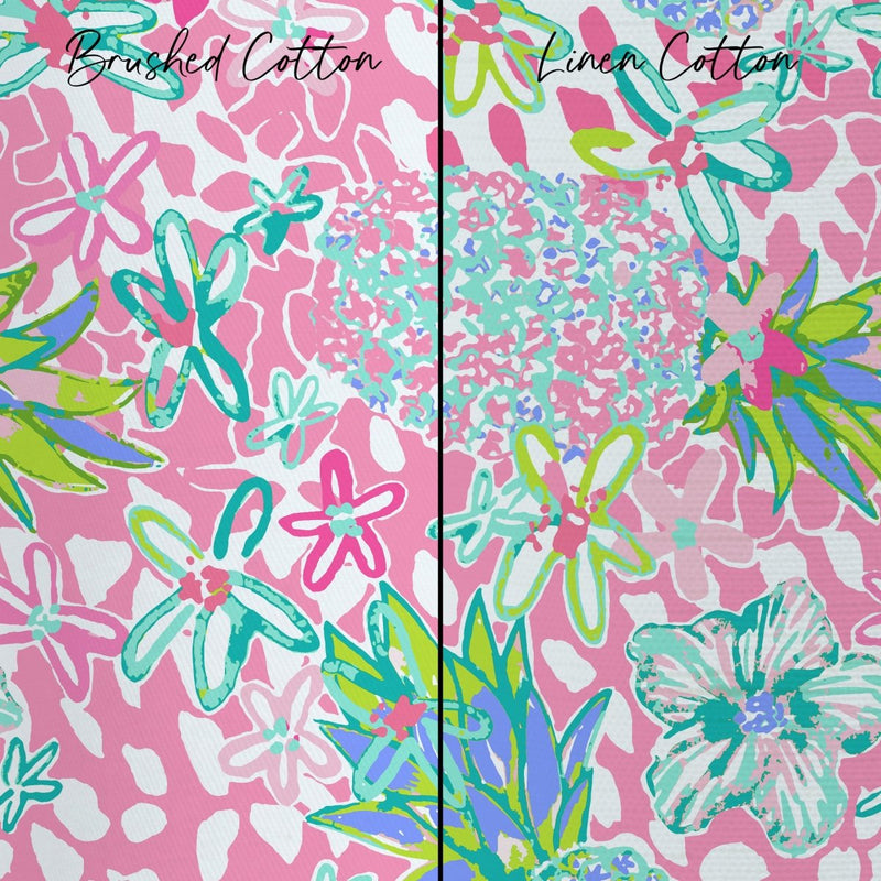 Preppy Summer Curtain Panel - gender_girl, Preppy Summer, Theme_Tropical