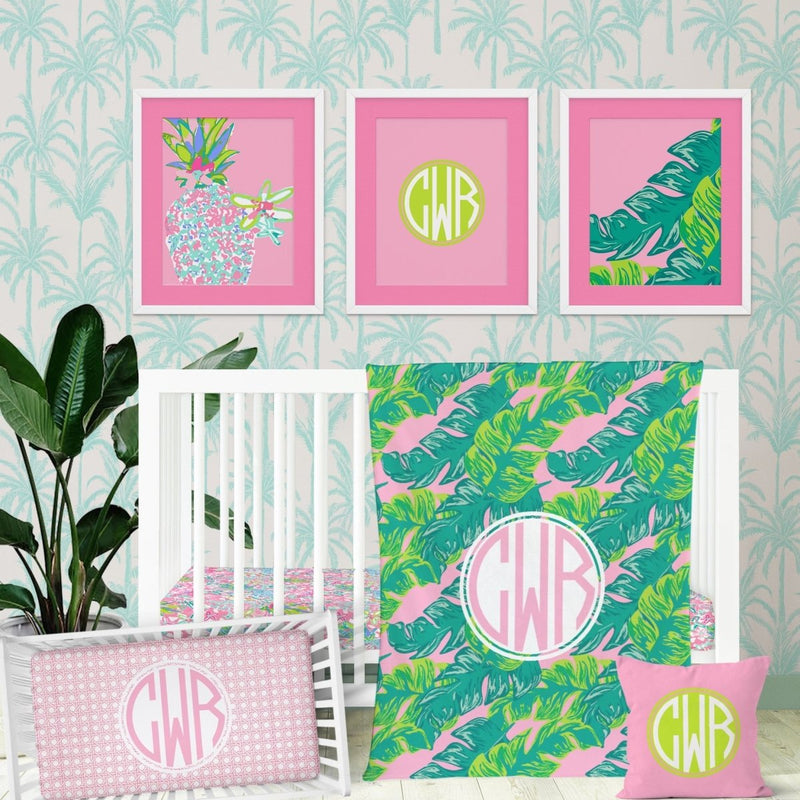 Preppy Summer Nursery Starter Set - gender_girl, Preppy Summer, text