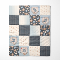 Organic Cotton Baby Quilt | Play Ball