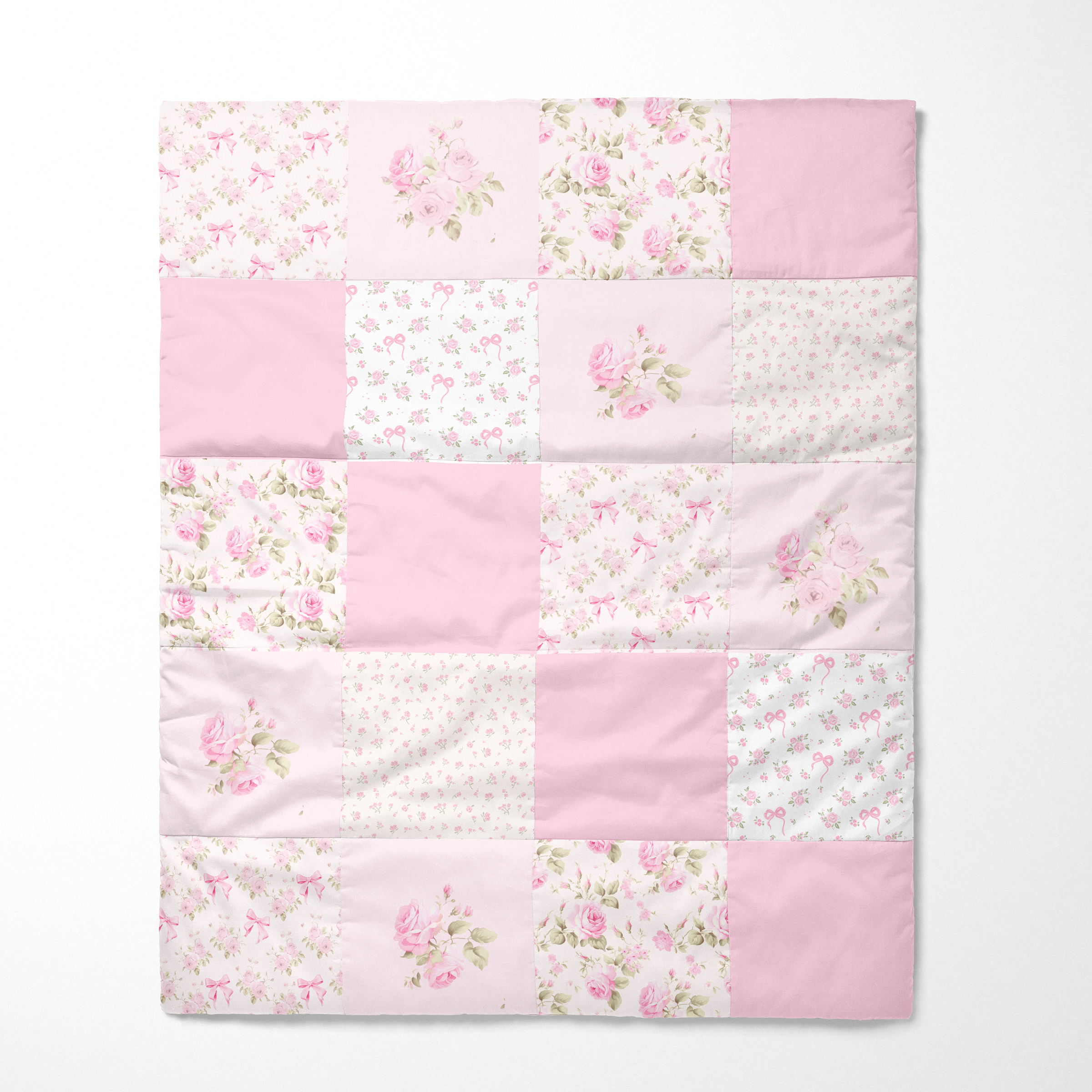 Organic Cotton Baby Quilt | Garden Party
