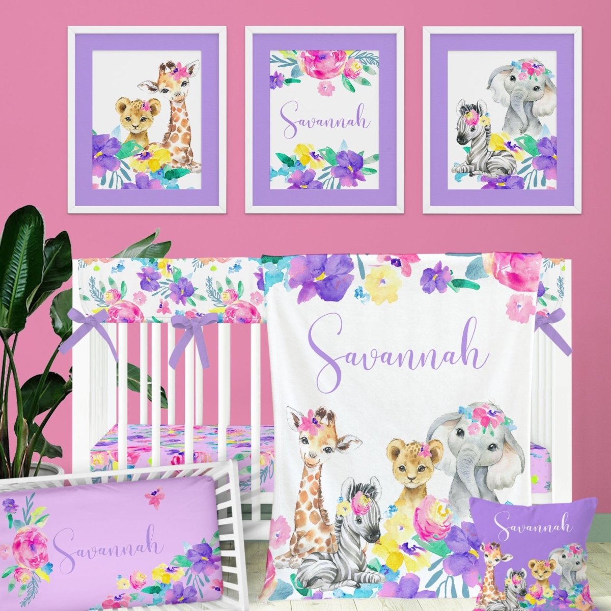 Safari Babe Nursery Starter Set - gender_girl, Safari Babe, text