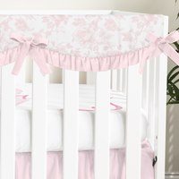 Fancy Bow Scalloped Crib Bedding