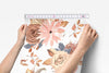 Soft Boho Floral Peel & Stick Wallpaper - gender_girl, Theme_Boho, Theme_Floral