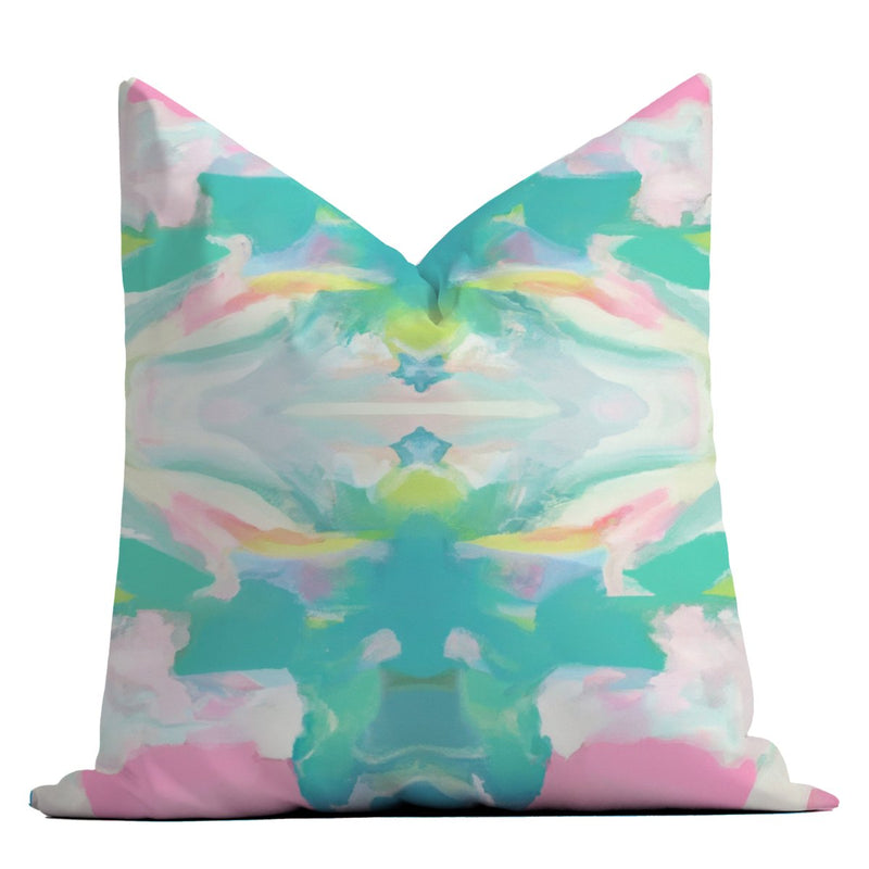 Southern Preppy Abstract Nursery Pillow - gender_girl, Southern Preppy, text