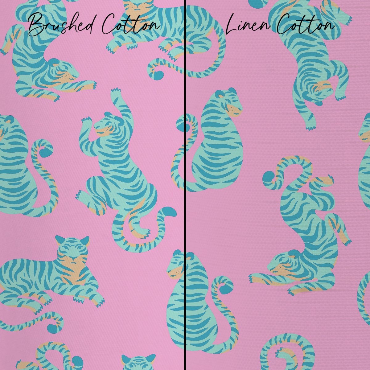 Southern Preppy Tiger Curtain Panel - gender_girl, Southern Preppy, Theme_Boho
