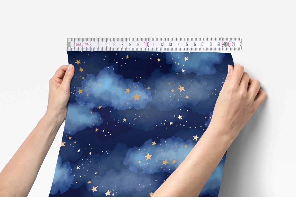 Starry Night Peel & Stick Wallpaper - gender_boy, Theme_Adventure, Theme_Ocean