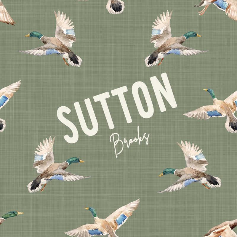 Minky Blanket | Personalized Mallard Flight