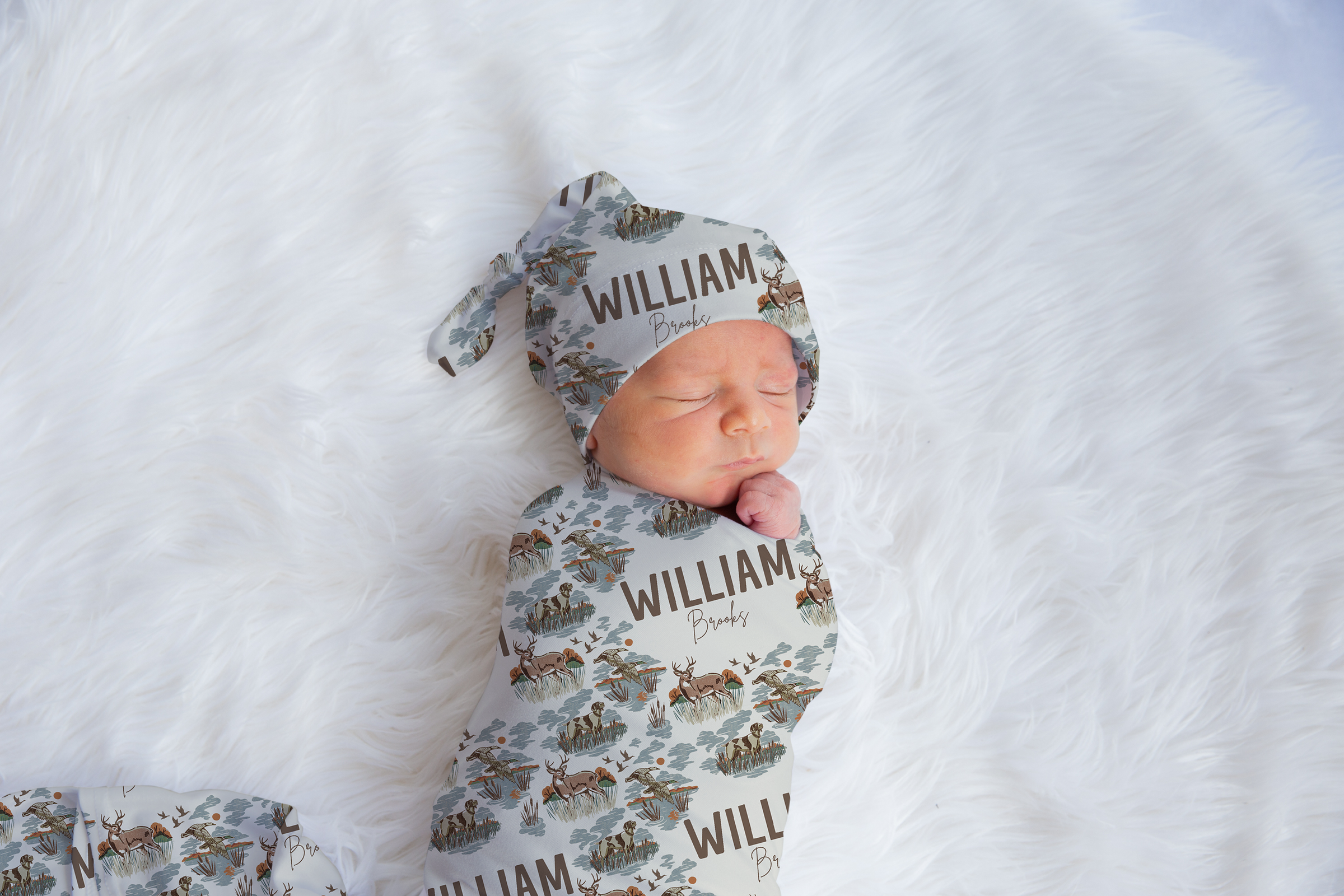 Swaddle Set | Autumn Hunt