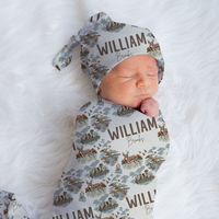 Swaddle Set | Autumn Hunt