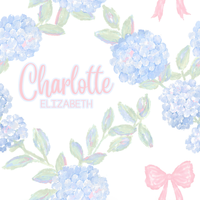 Minky Blanket | Personalized Bow & Blooms