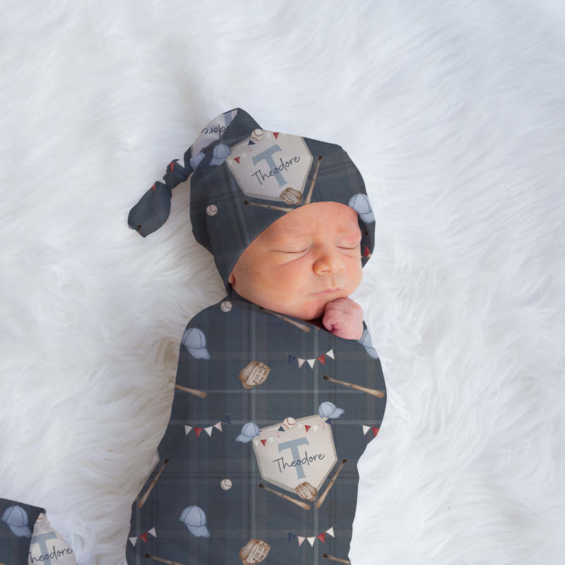 Swaddle Set | Little Slugger