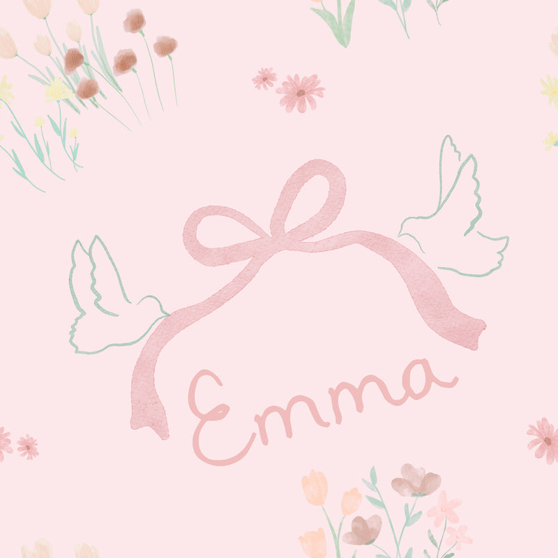 Swaddle Set | Primrose Cottage Bow
