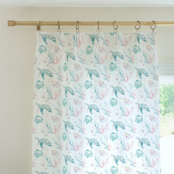 Sweet Sea Turtles Curtain Panel - gender_boy, gender_girl, gender_neutral