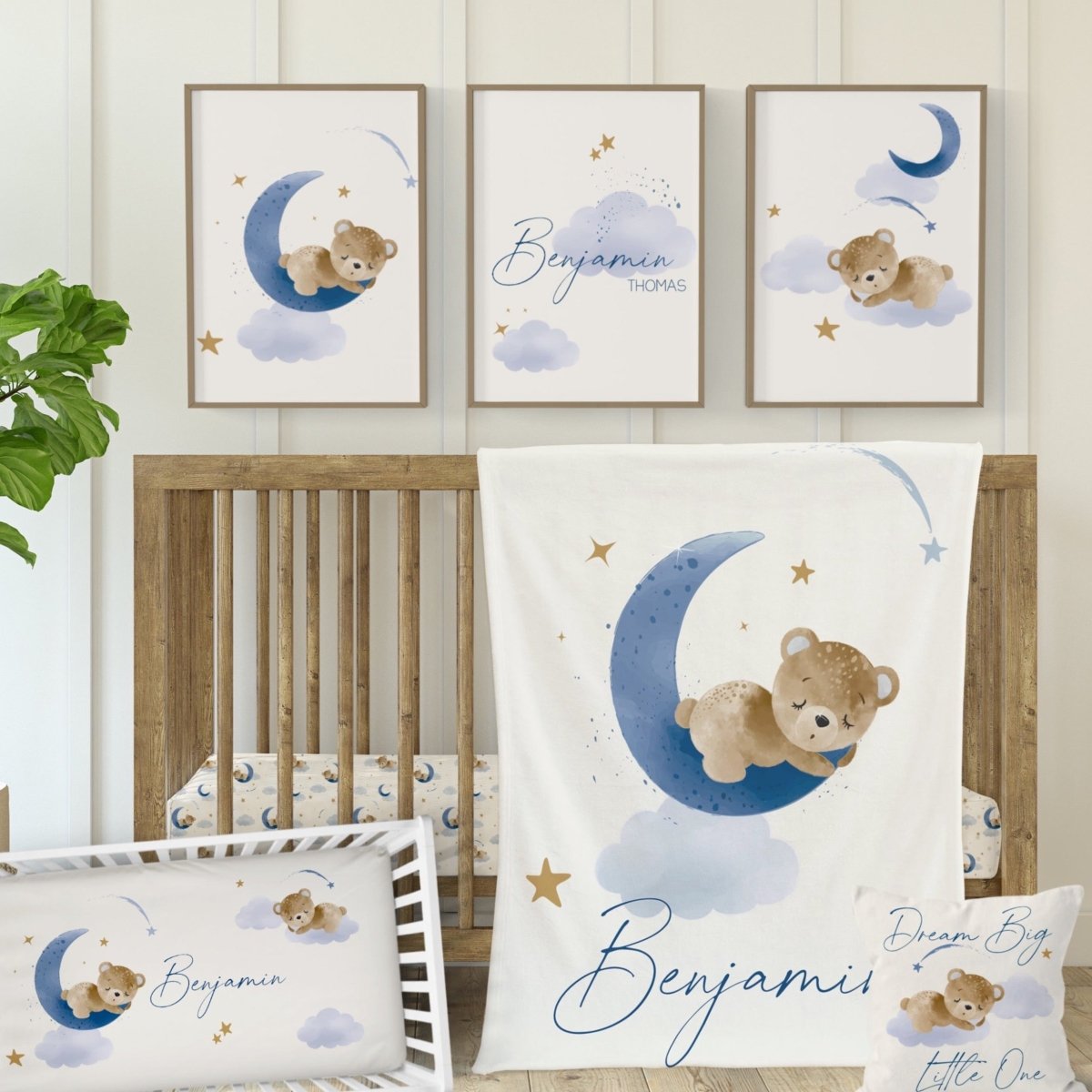 Teddy Bear Nursery Starter Set - gender_boy, Teddy Bear, text