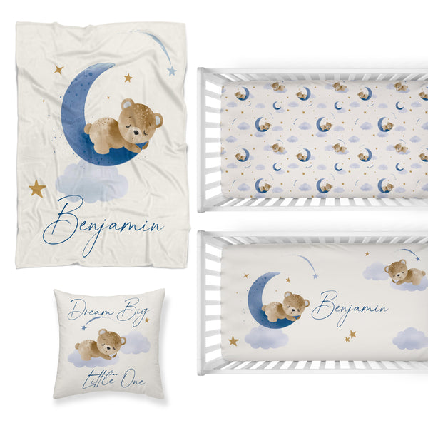 Teddy Bear Nursery Starter Crib Bedding Set