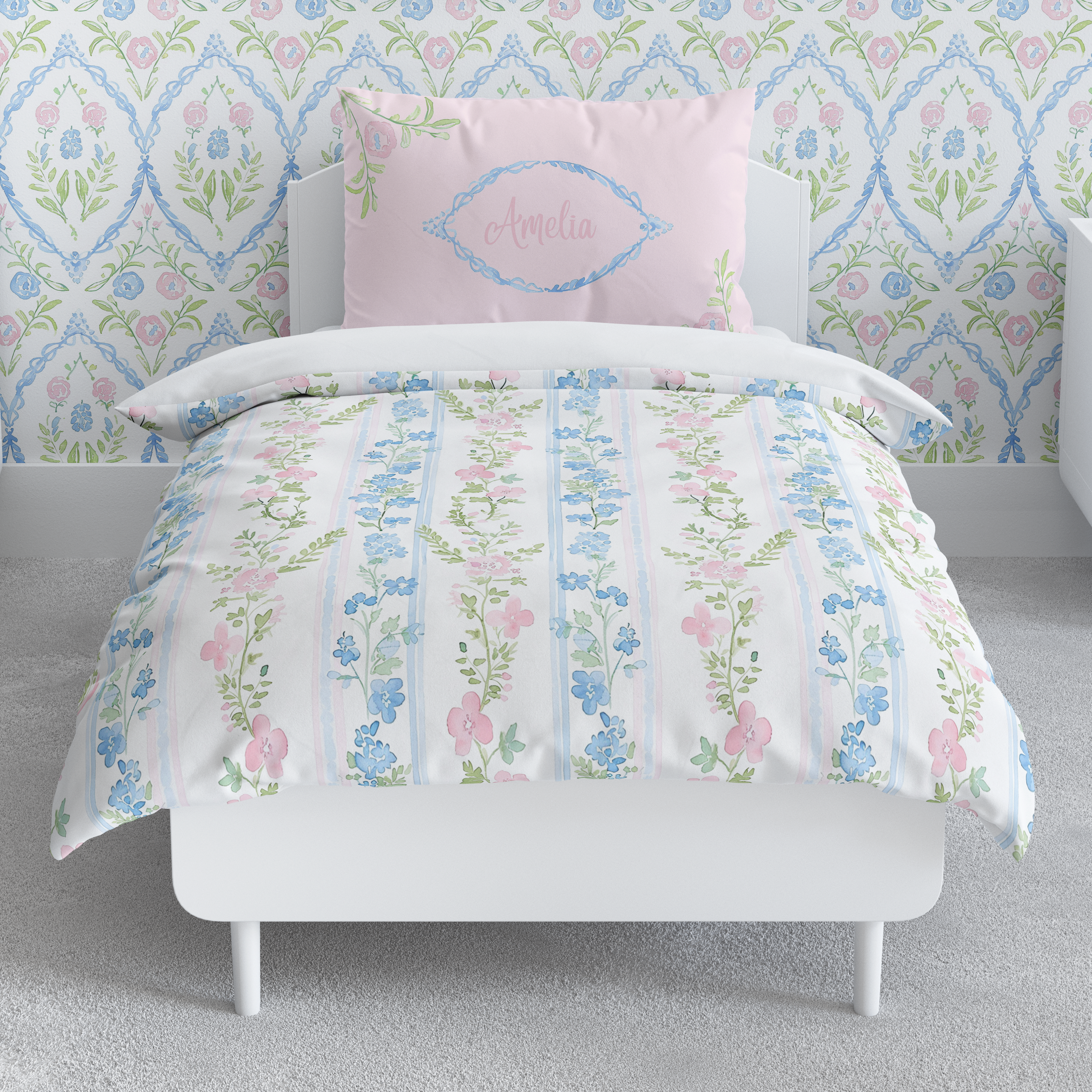 Floral Stripes