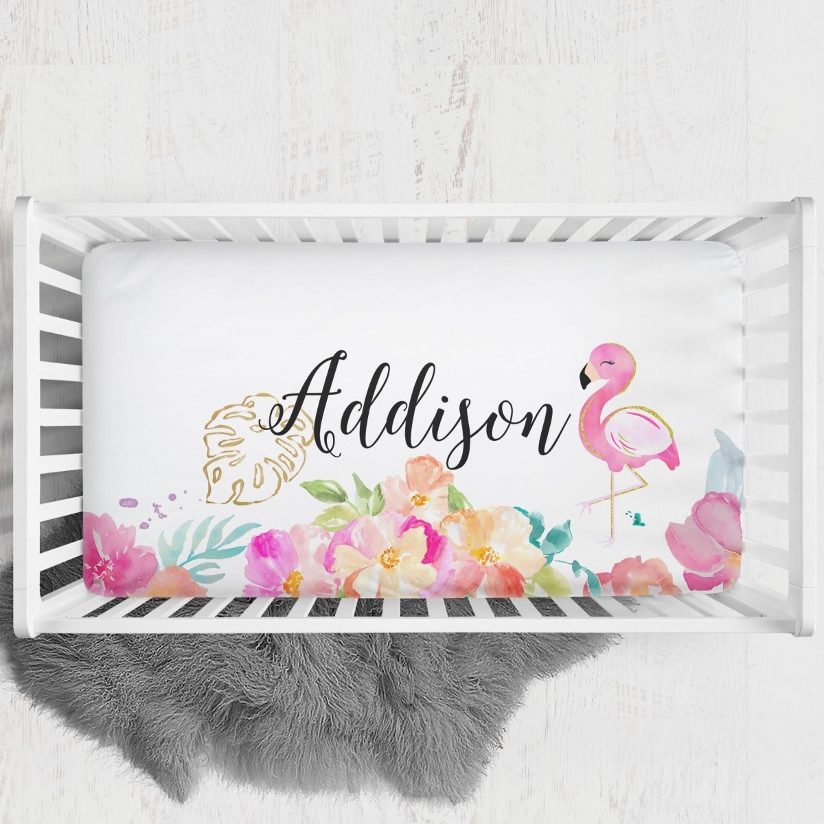 Tropical Flamingo Nursery Starter Set - gender_girl, text, Theme_Tropical