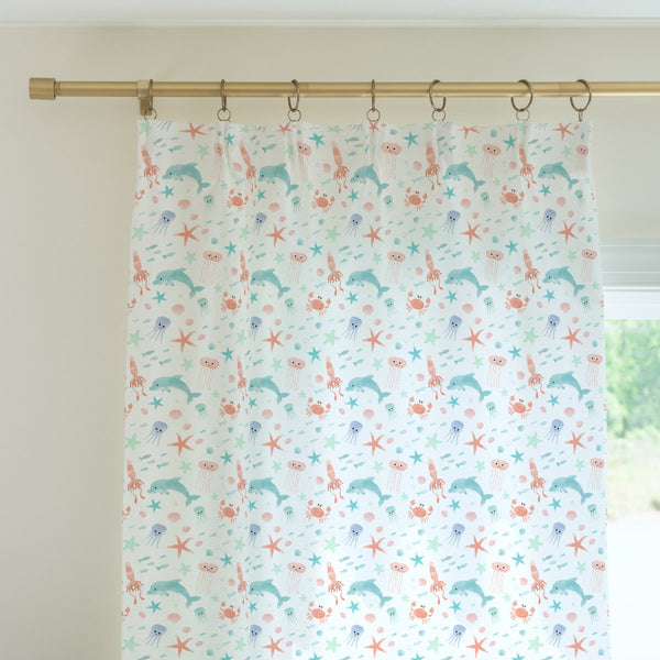 Under the Sea Curtain Panel - gender_boy, gender_girl, gender_neutral