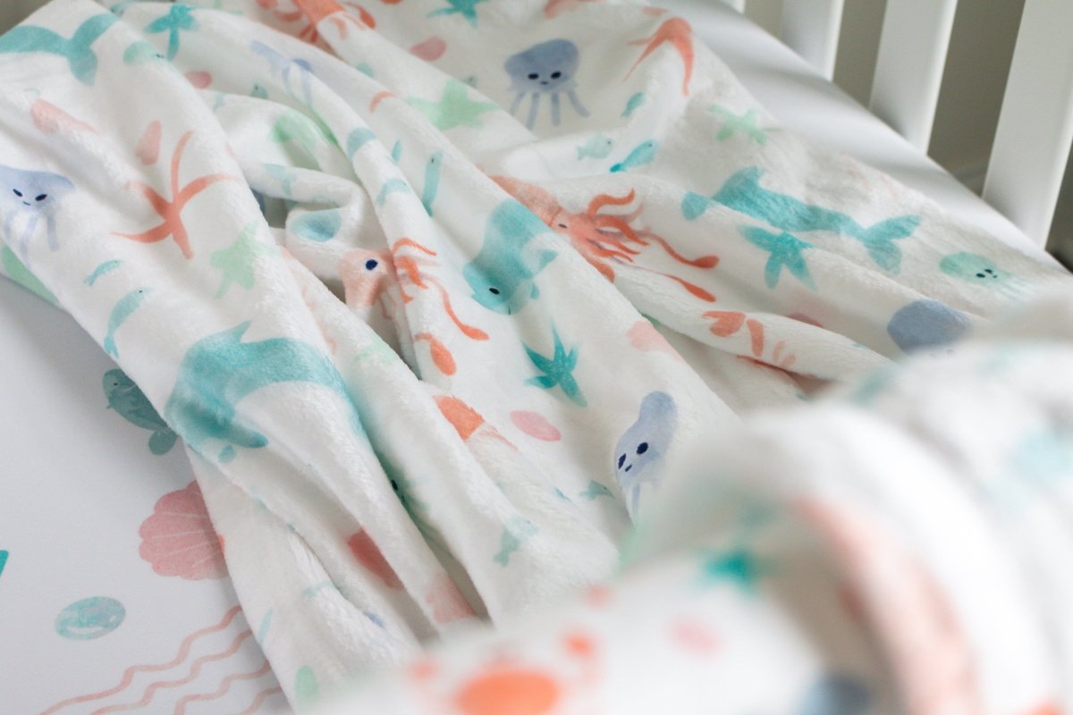 Under the Sea Minky Blanket - gender_boy, gender_girl, gender_neutral
