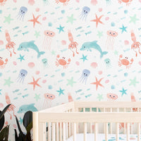 Under the Sea Peel & Stick Wallpaper - gender_boy, gender_girl, gender_neutral