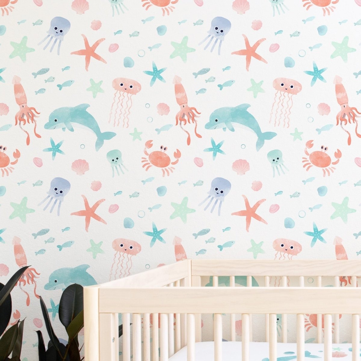 Under the Sea Peel & Stick Wallpaper - gender_boy, gender_girl, gender_neutral