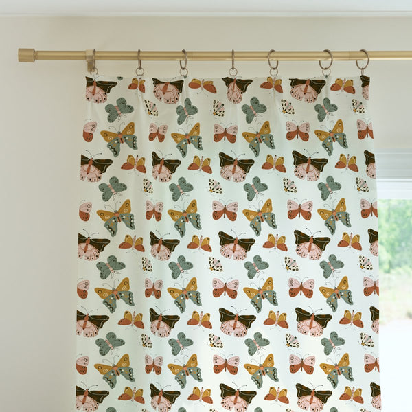 Vintage Butterfly Curtain Panel - gender_girl, Theme_Butterfly, Vintage Butterfly