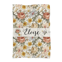 Vintage Earthy Floral Nursery Starter Set - gender_girl, text, Theme_Floral