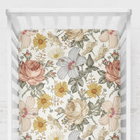 Vintage Earthy Floral Nursery Starter Set - gender_girl, text, Theme_Floral