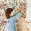Vintage Earthy Floral Peel & Stick Wallpaper - gender_girl, Theme_Floral, Vintage Earthy Floral