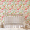 Vintage Floral Peel & Stick Wallpaper - , ,