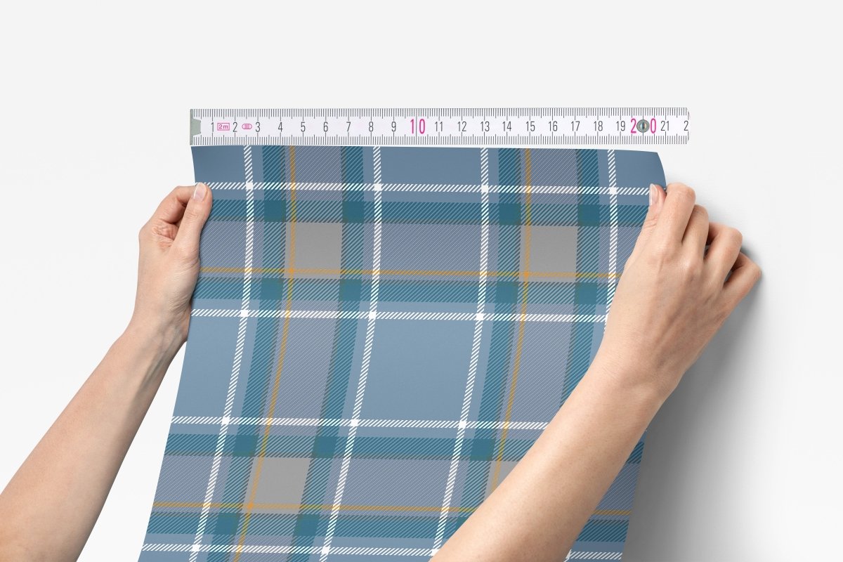 Vintage Plaid Peel & Stick Wallpaper - gender_boy, Vintage Sports,
