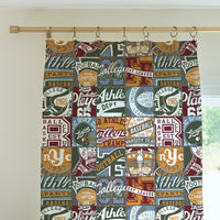 Vintage Sports Patchwork Curtain Panel - gender_boy, Vintage Sports,