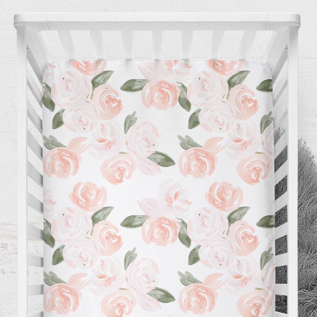 Watercolor Floral Nursery Starter Set - gender_girl, text, Theme_Floral