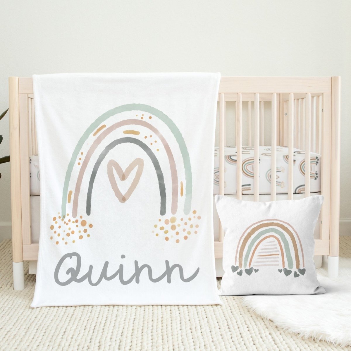 Watercolor Rainbow Nursery Starter Set - gender_boy, gender_girl, gender_neutral