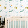 Watercolor Sealife Peel & Stick Wallpaper - gender_boy, gender_girl, gender_neutral