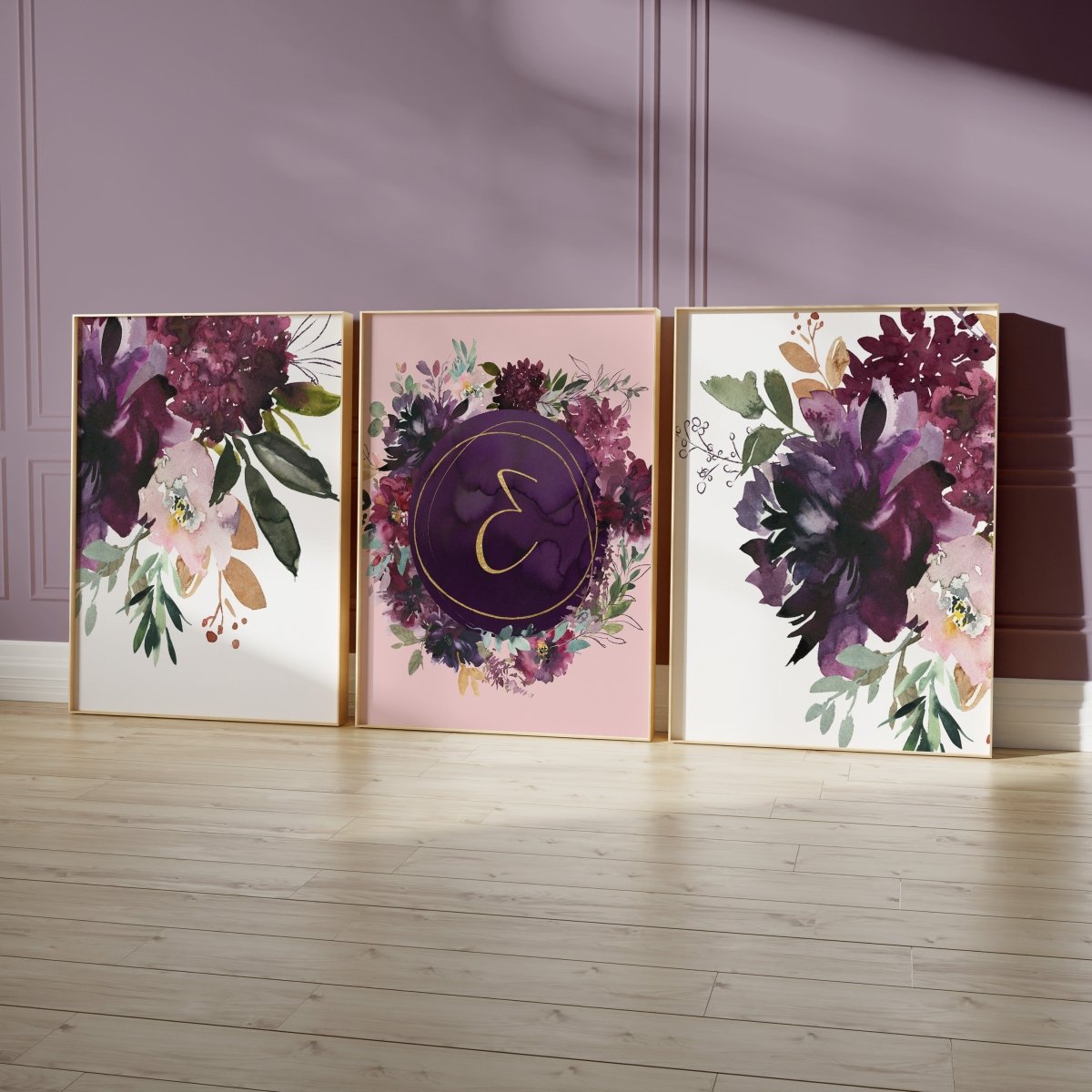 Whisper Floral Personalized Nursery Art - gender_girl, text, Theme_Floral