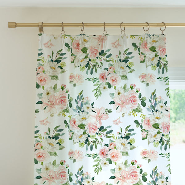 Woodland Meadows Curtain Panel - gender_girl, Theme_Floral, Theme_Woodland