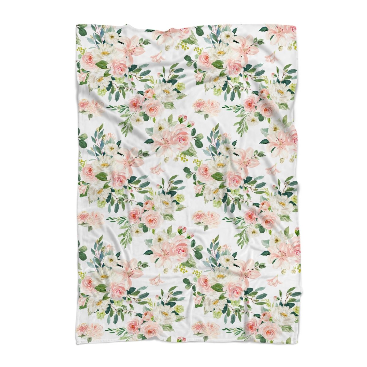 Woodland Meadows Minky Blanket - gender_girl, Personalized_No, Theme_Floral